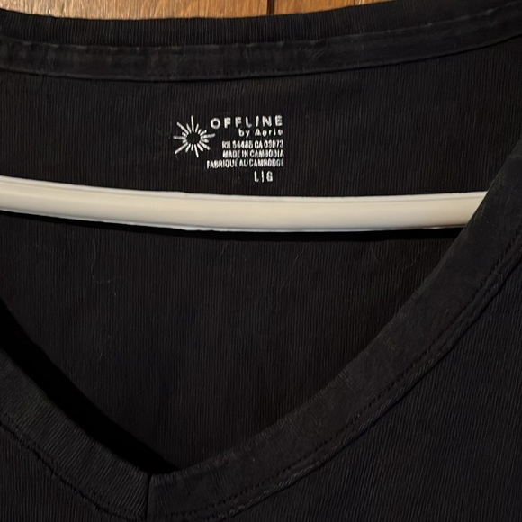 Off line by aerie crop tshirt - Picture 2 of 3